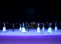 National Gymnastics Arena in Baku hosts Novruz show. Azerbaijan, 19 match, 2016